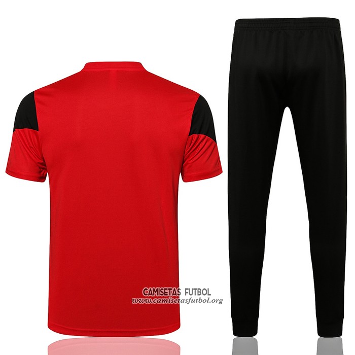 Chandal del AC Milan Manga Corta 2021/2022 Rojo